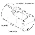 INTERNATIONAL 9200 1988-1997 FUEL TANK thumbnail 2
