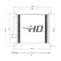 INTERNATIONAL 9200 Air Conditioner Condenser thumbnail 1