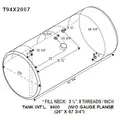 INTERNATIONAL 9400 1987-1996 FUEL TANK thumbnail 2