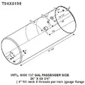 INTERNATIONAL 9400 1987-1996 FUEL TANK thumbnail 2