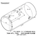 INTERNATIONAL 9400 1987-1996 FUEL TANK thumbnail 2