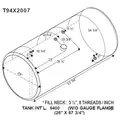 INTERNATIONAL 9400 FUEL TANK thumbnail 2