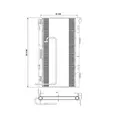 ISUZU FTR AIR CONDITIONER CONDENSER thumbnail 3