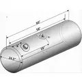 KENWORTH T600 FUEL TANK thumbnail 2