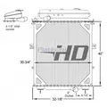 KENWORTH T600 RADIATOR ASSEMBLY thumbnail 3