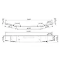 KENWORTH T880 BUMPER ASSEMBLY, FRONT thumbnail 1