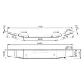 KENWORTH T880 BUMPER ASSEMBLY, FRONT thumbnail 2