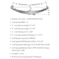 KENWORTH W900 Leaf Spring, Front thumbnail 5