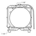 KUBOTA A-41 POWER UNIT RADIATOR ASSEMBLY thumbnail 2