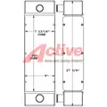 Kubota V3307 Charge Air Cooler (ATAAC) thumbnail 1