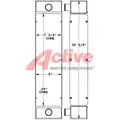 Kubota V3800 Charge Air Cooler (ATAAC) thumbnail 1