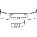 Mack CH613 Bumper Assembly, Front thumbnail 1