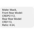 Mack CRD113 Axle Assembly, Rear thumbnail 6