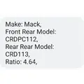 Mack CRDPC112 Axle Assembly Housing thumbnail 5