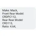 Mack CRDPC112 Axle Housing (Rear) thumbnail 2