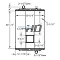 PETERBILT 320 RADIATOR ASSEMBLY thumbnail 2