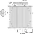 PETERBILT 379 RADIATOR ASSEMBLY thumbnail 3