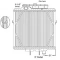 PETERBILT 379 RADIATOR ASSEMBLY thumbnail 3