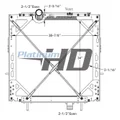 NEW Radiator PETERBILT 587 for sale thumbnail