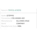 Sterling A9500 Axle Assy, Fr (4WD) thumbnail 6