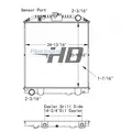 UD-NISSAN UD1800 RADIATOR ASSEMBLY thumbnail 3