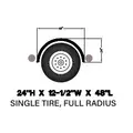 UNIVERSAL ALL FENDER ASSEMBLY, REAR thumbnail 1