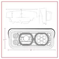 UNIVERSAL ALL HEADLAMP ASSEMBLY thumbnail 5