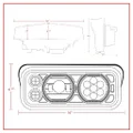 UNIVERSAL ALL HEADLAMP ASSEMBLY thumbnail 5