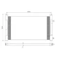 VOLVO VN AIR CONDITIONER CONDENSER thumbnail 3