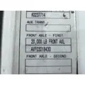 Volvo VHD Axle Assy, Fr (4WD) thumbnail 4